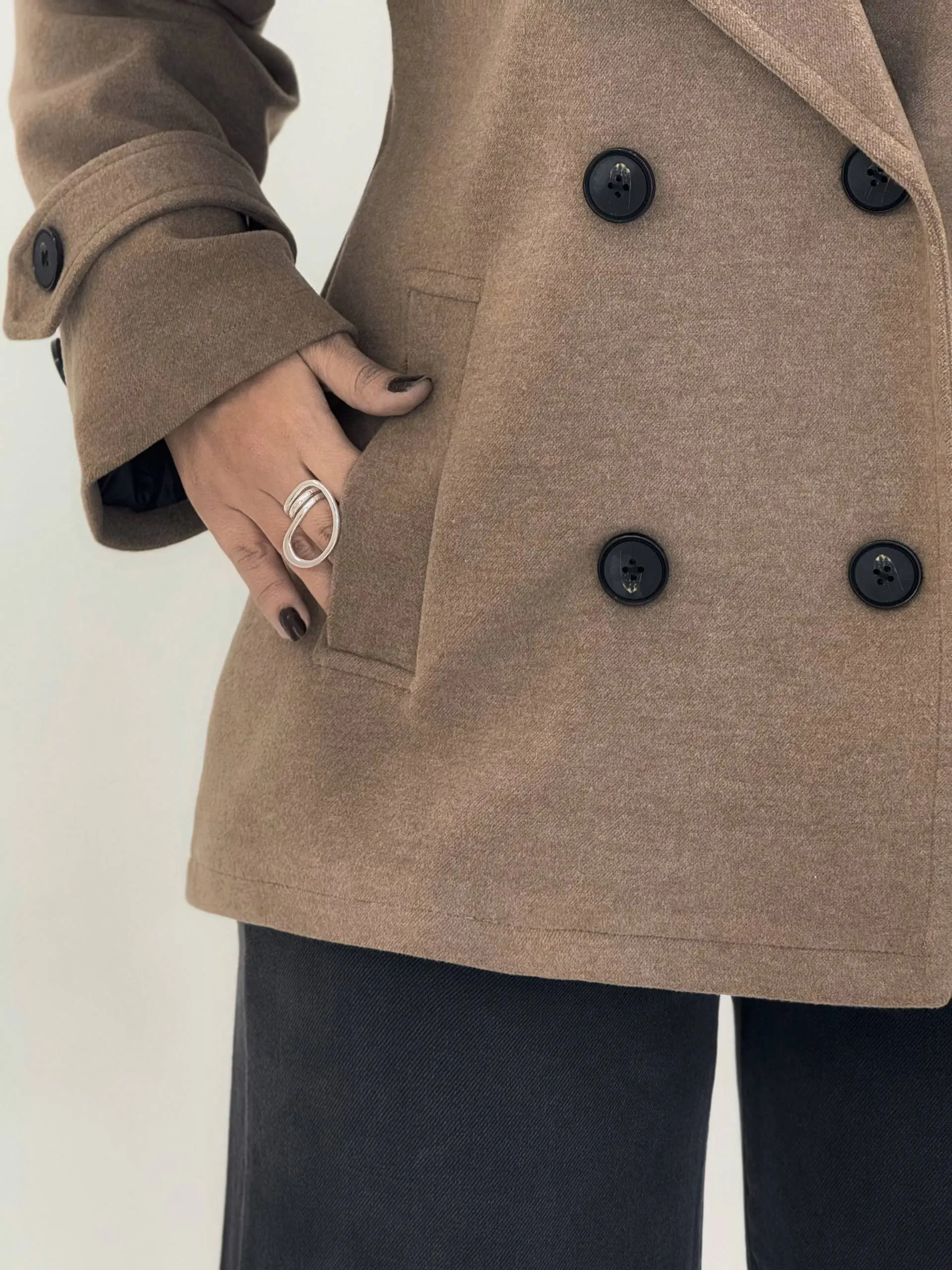 3673-پالتو فوتر مینیمال